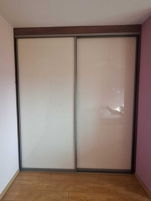 Drzwi przesuwne do szafy - stan bardzo dobry - 2 sztuki