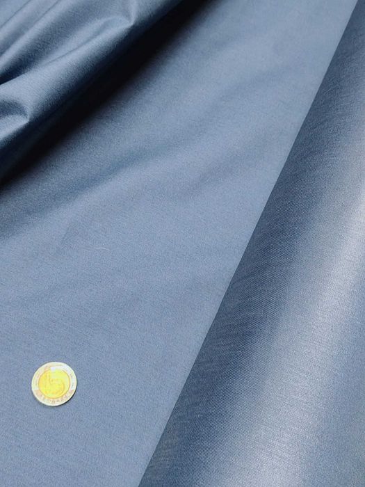 Tkanina bawełniana szaroniebieski chinz WYPRZEDAŻ MAGAZYNU