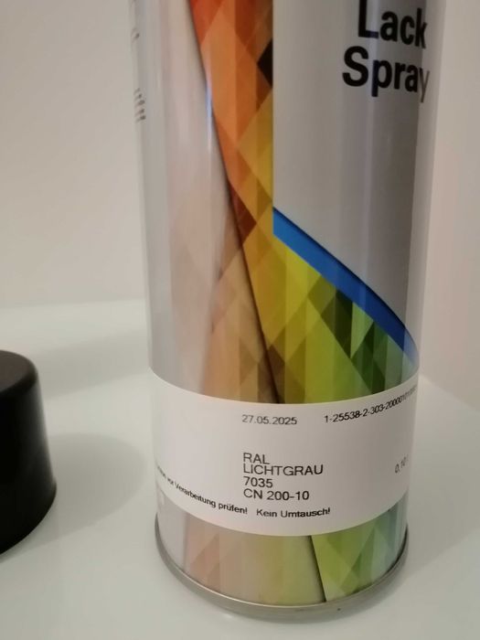 RAL 7047 RAL i 7035 Mat AKRYL, 2 lakiery Mipa Spray po 400 ml