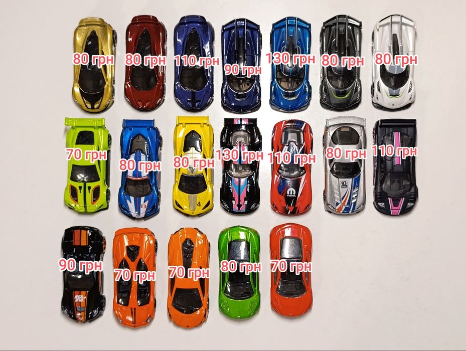 ХотВілс (Hot Wheels). Оригінал Mattel. Великий вибір
