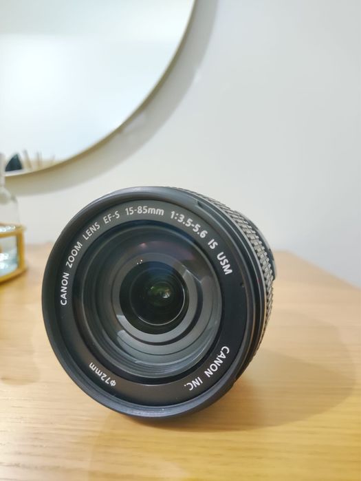 objetiva Canon EFS 15-85mm f/3.5-5.6 IS USM
