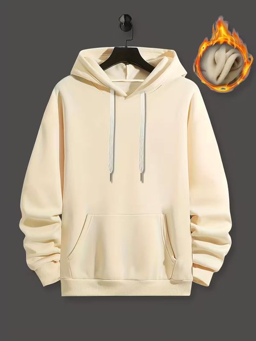 Męska bluza z kapturem I kieszenią kangurką