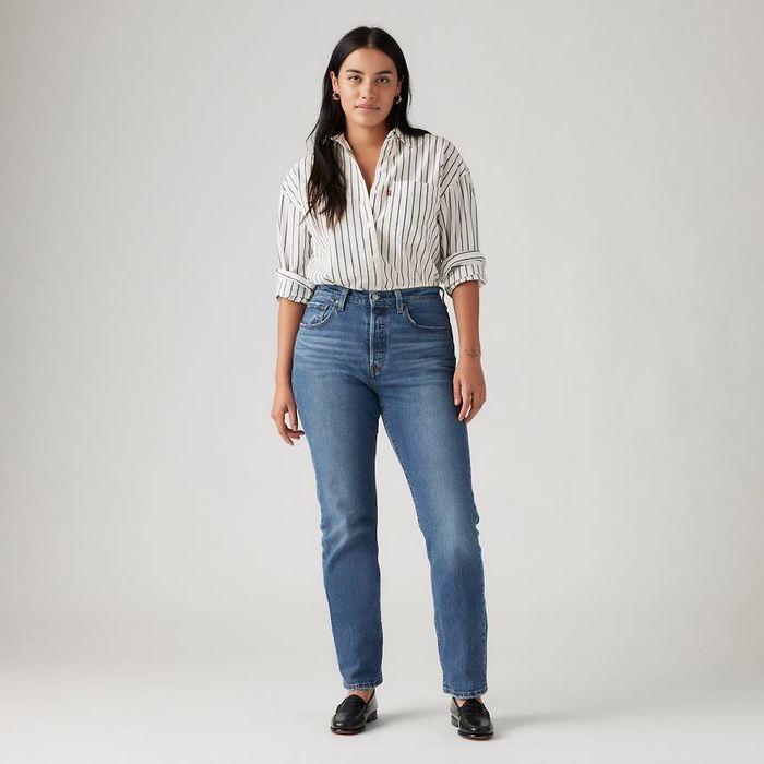 Jeansy niebieskie proste 501 Levi's 27