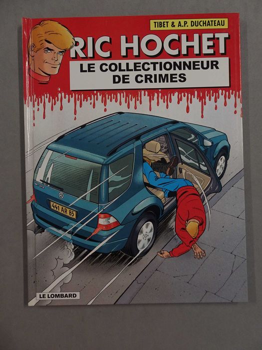 Livro BD Banda Desenhada em francês Ric Hochet Le Collectionneur de crimes (capa dura) Le Lombard