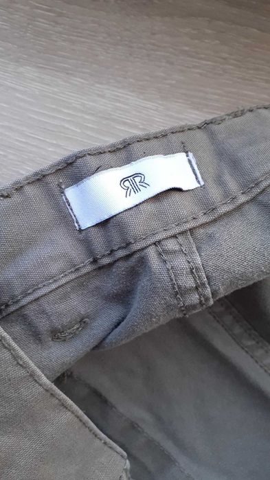 Calças cargo caqui 46 homem