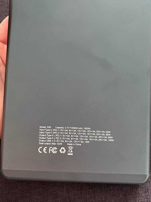 Павербанк Voltero 50000 mAh 100W