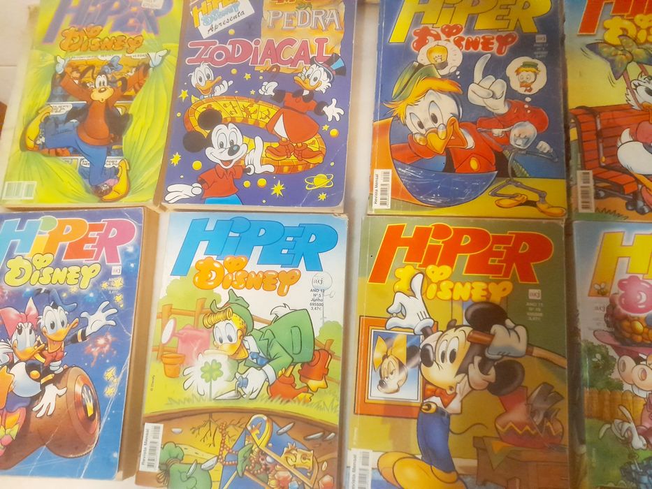 Conjunto de 19 Revistas Banda Desenhada Hiper Disney