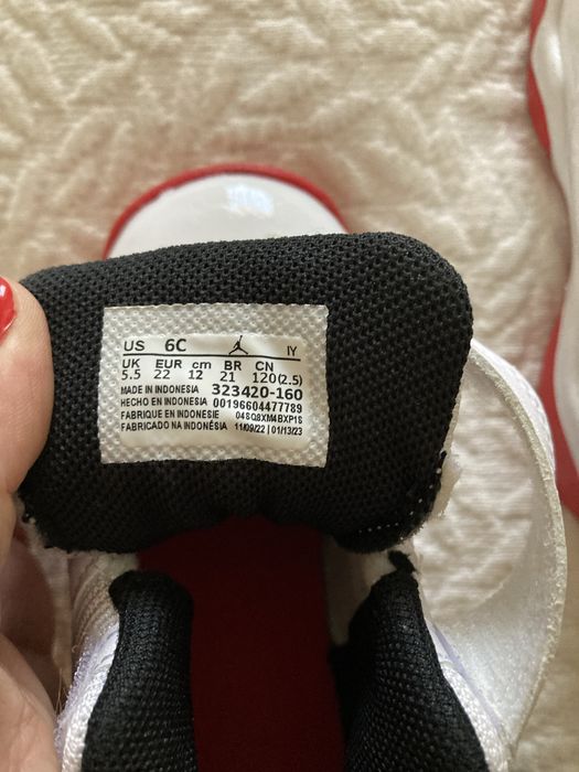 Air Jordan Baby 6 Rings T22 NOVOS