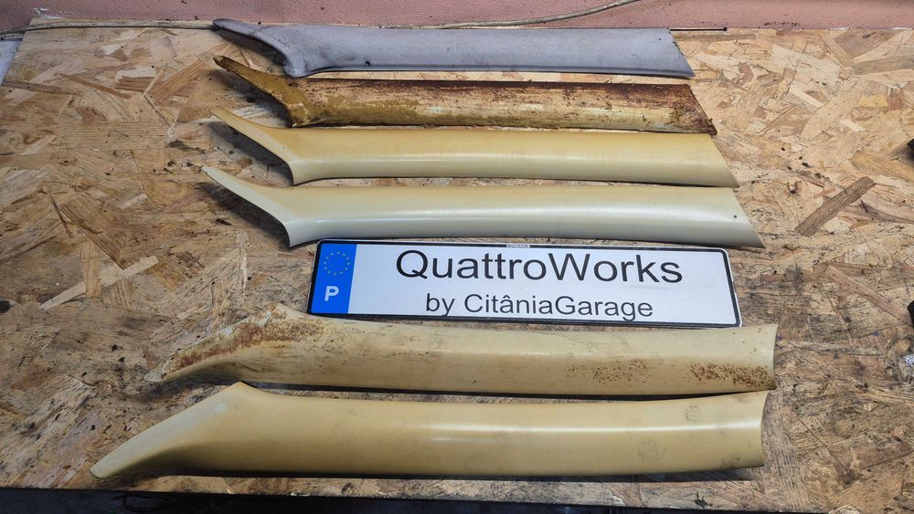 Pilares A Para-Brisas Originais Prontos a Estofar Audi A4 B5 8D 1994 a 2001