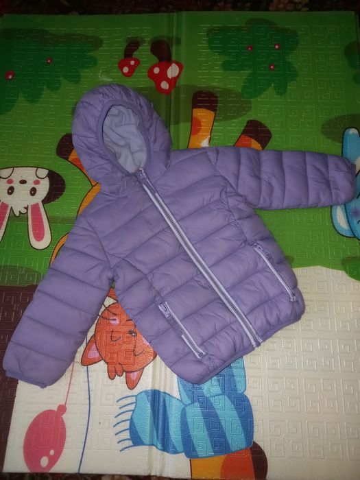 Куртка утеплена на дівчинку