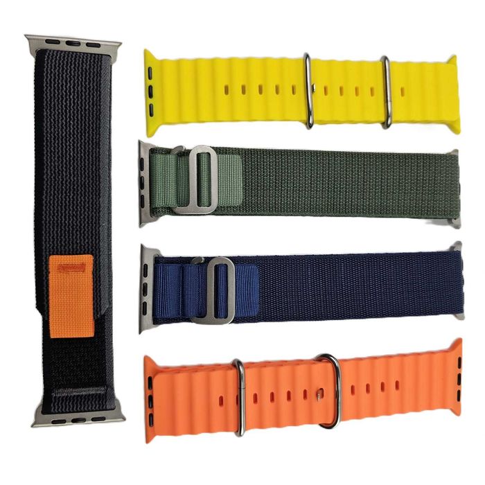 5x Pasek Opaska do Apple Watch 1-9 SE 42-49mm Idealny Prezent