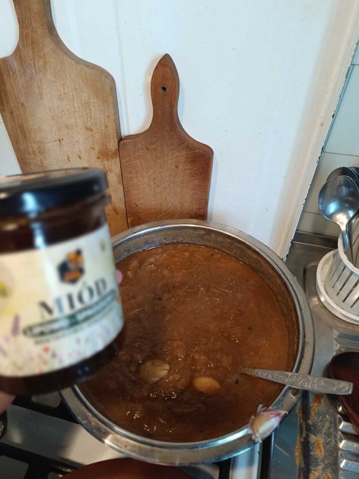 "Prosty"chutney z domowych jabłek Papierówek 300 ml.