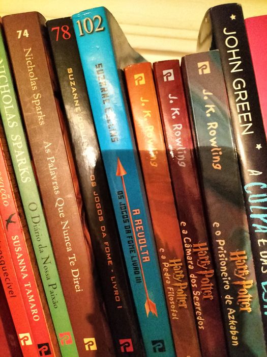 Vários livros em português e francês