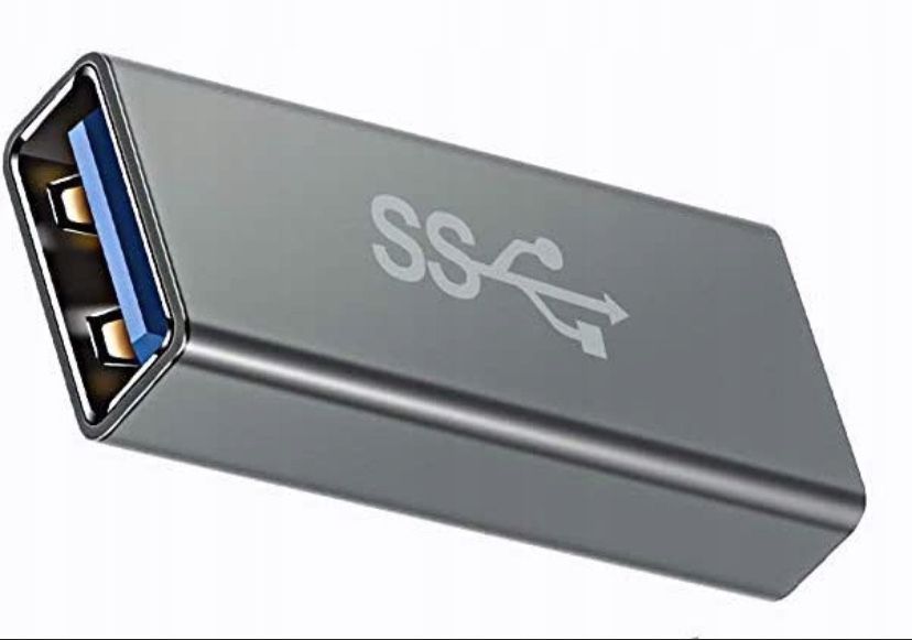 Adapter USB 3.0 Żeński - Żeński USB A - A beczka 5Gbps