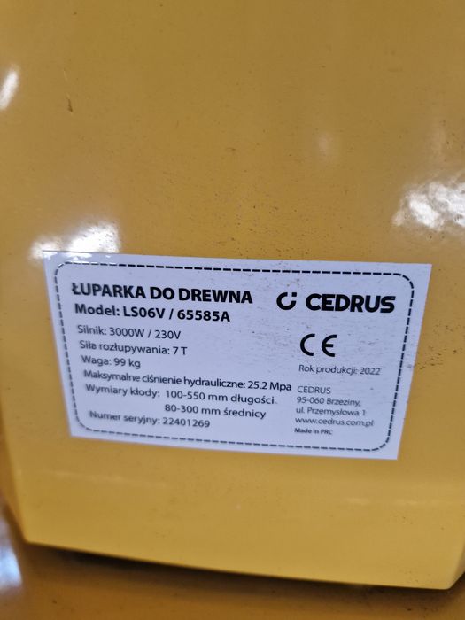 Łuparka do drewna