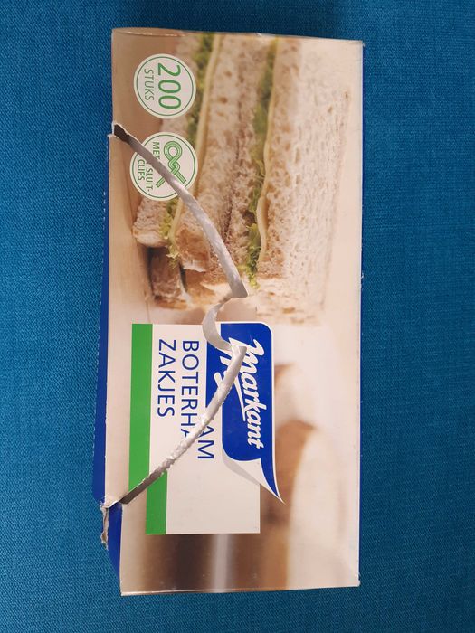 Pequenos sacos de plástico