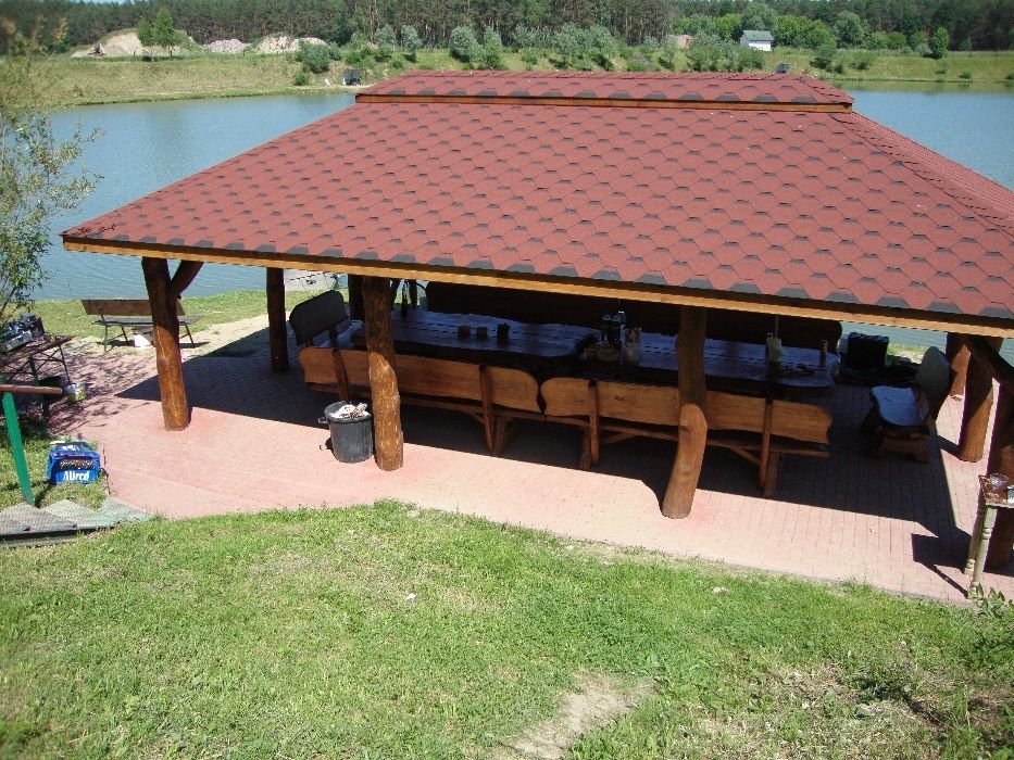 Altanka altana drewniana bieśiadna z bala