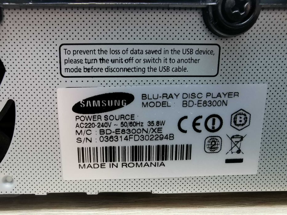 Blu ray Samsung BD-E8300N