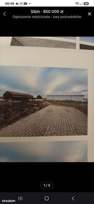 Siedlisko 0,4 ha + 2 hale 520 m² z pozwoleniem na dom, 20 min od morza - Więcej