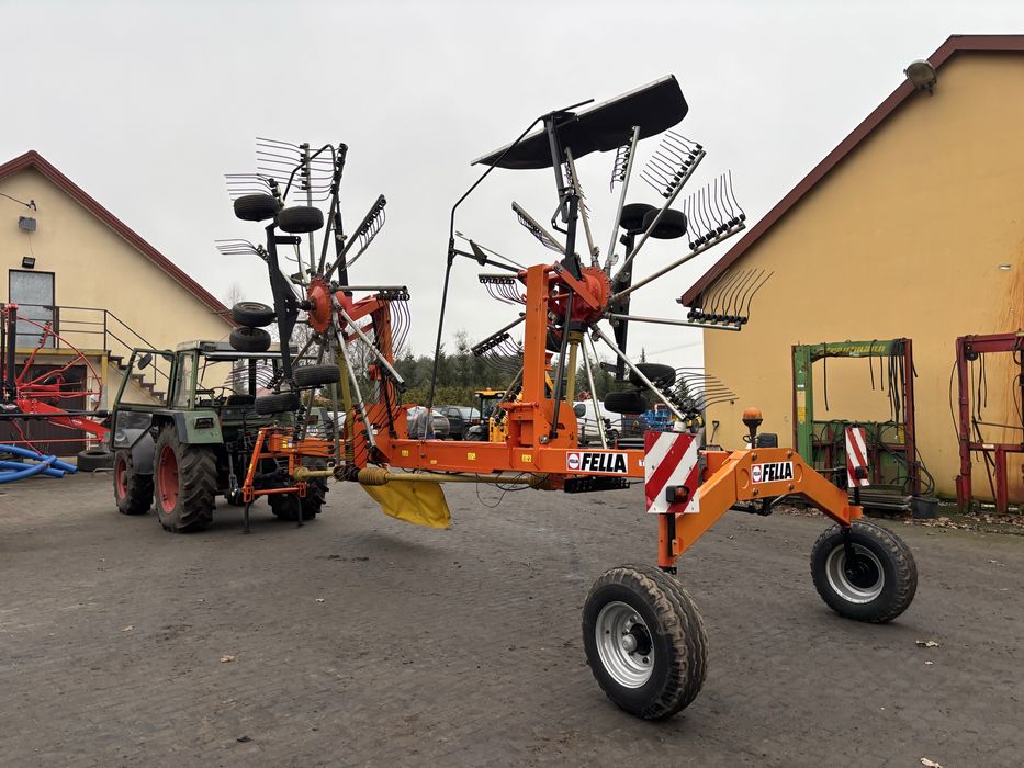 Zgrabiarka 2 karuzelowa do boku Fella TS 1603 zagrabiarka