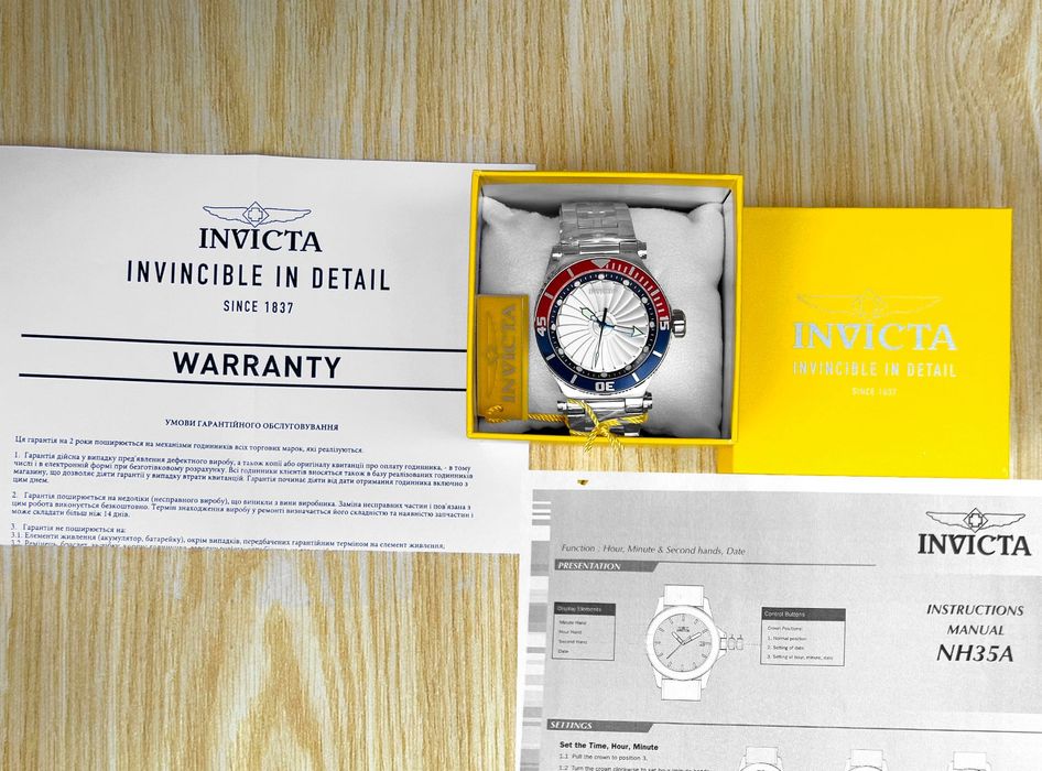 Мужские часы Invicta 37929 TURBINE Grand Diver Automatic 48 mm 100