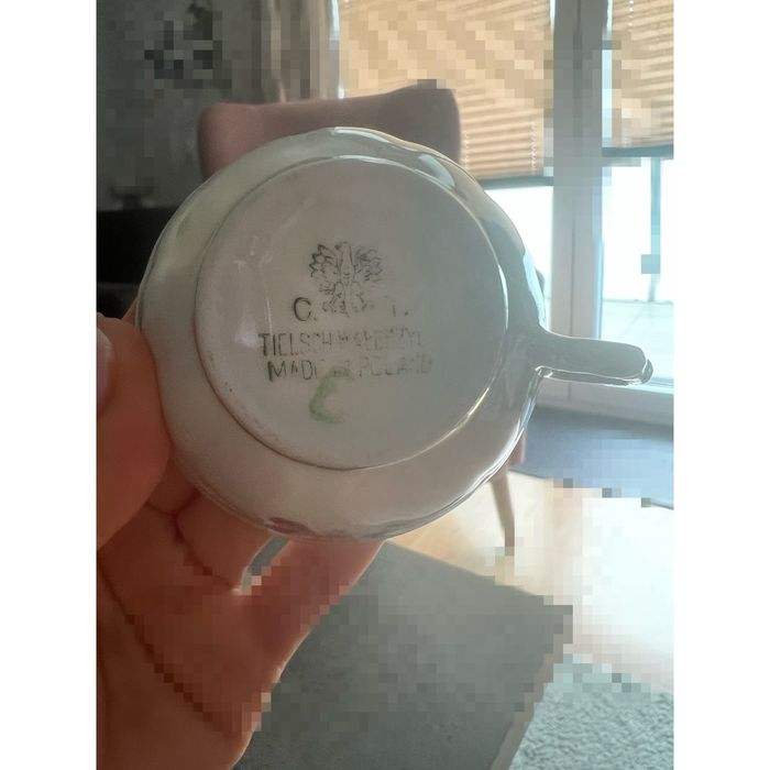 Filiżanka , zestaw kawa, porcelana PRL Tielsch