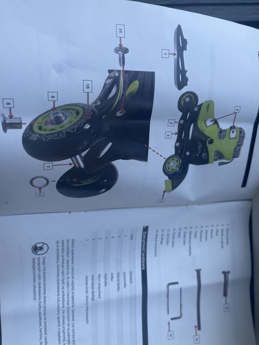 Łyżworolki 3w1 rozmiar 34-37