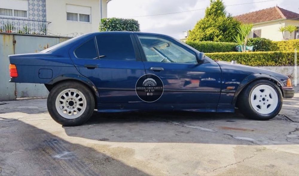 Kit abas universais +4cm para carro