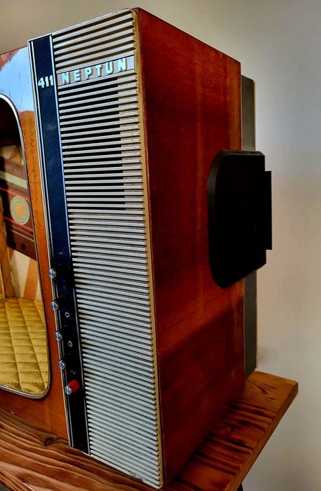 Telewizor PRL. Unimor . Neptun.  Barek retro loft. Prezent