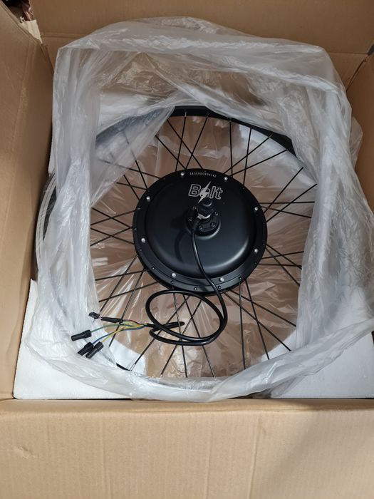 TYLKO.  Koło z silnikiem 26 cali 2000 W do konwersji roweru