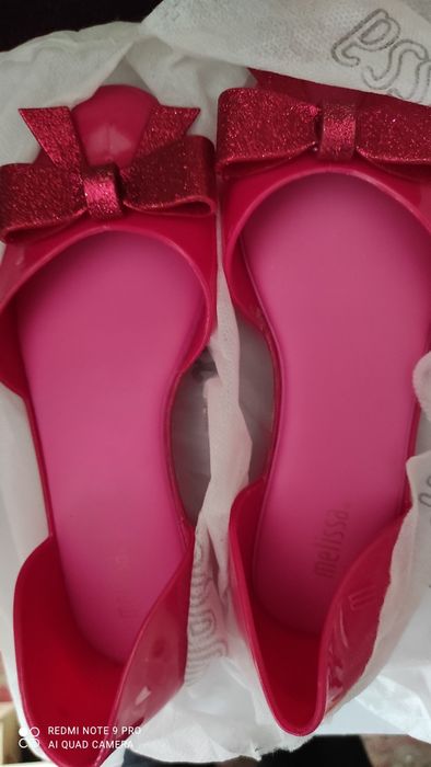 Buty Melissa rozmiar 35/36 w kolorze amarantu pachnące