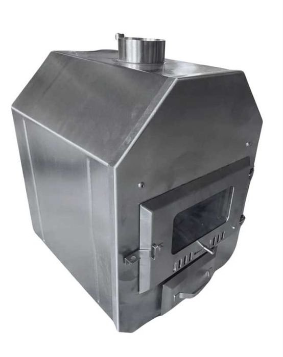 Piec do Bali / Jacuzzi ogrodowego /Ruskiej Bani z kominem i daszkiem