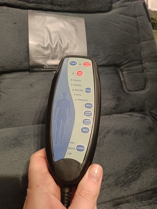 Mata masująca SNAILAX z podgrzewaniem | 10 silników | Jak nowa