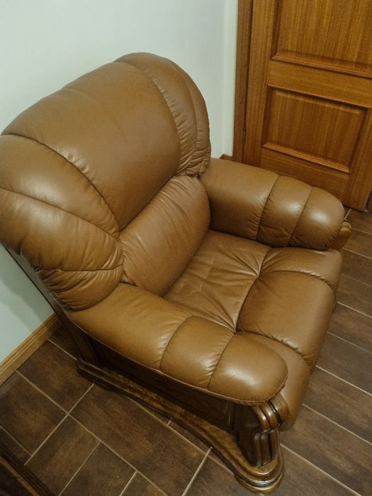 Sofás vintage em pele