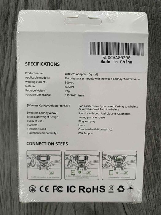 Bezprzewodowy Adapter CarPlay/Android Auto