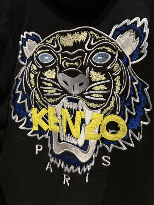Зип-худи kenzo KENZO big logo черный зипхуди