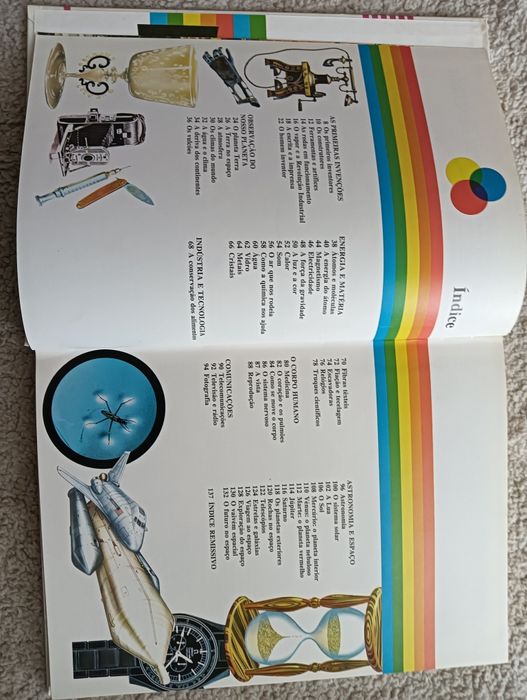 Ciência -	Enciclopédia Juvenil com muitas fotografias e ilustrações