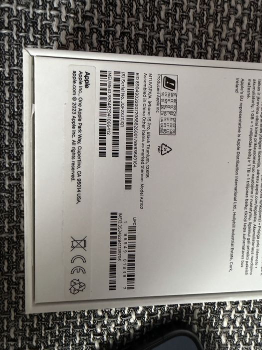 iPhone 15 PRO 128GB Black Titanium   Czarny Tytan Super Stan! 90%!!