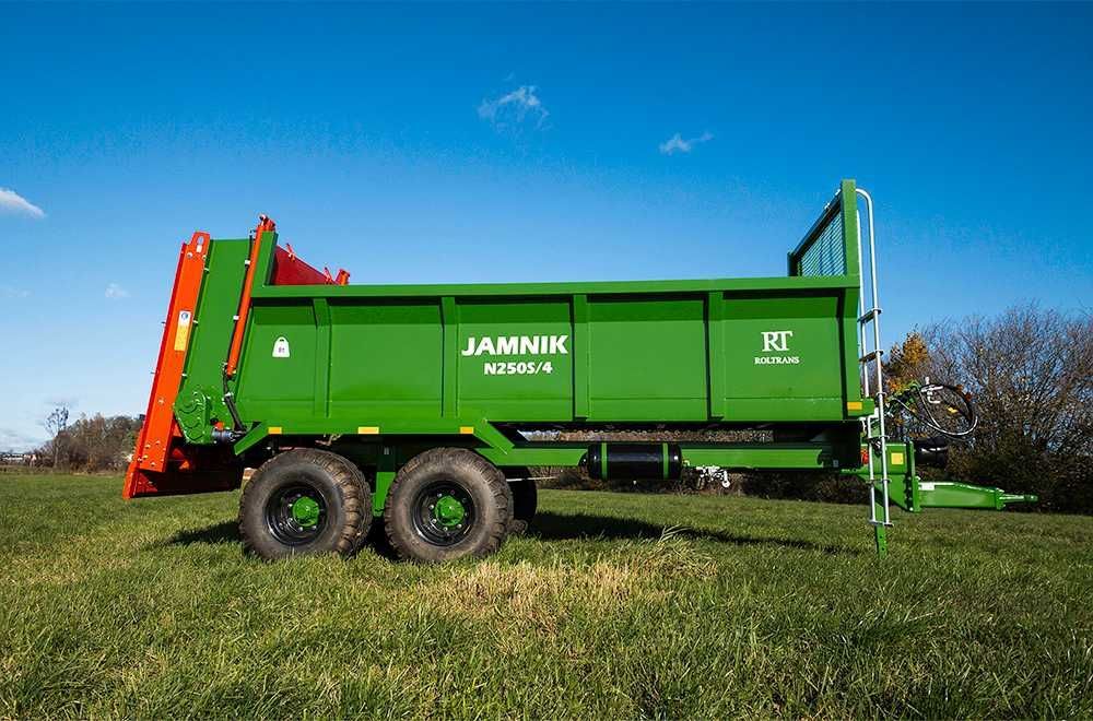 Rozrzutnik obornika skorupowy N250S/4 JAMNIK 8 ton - PRODUCENT!