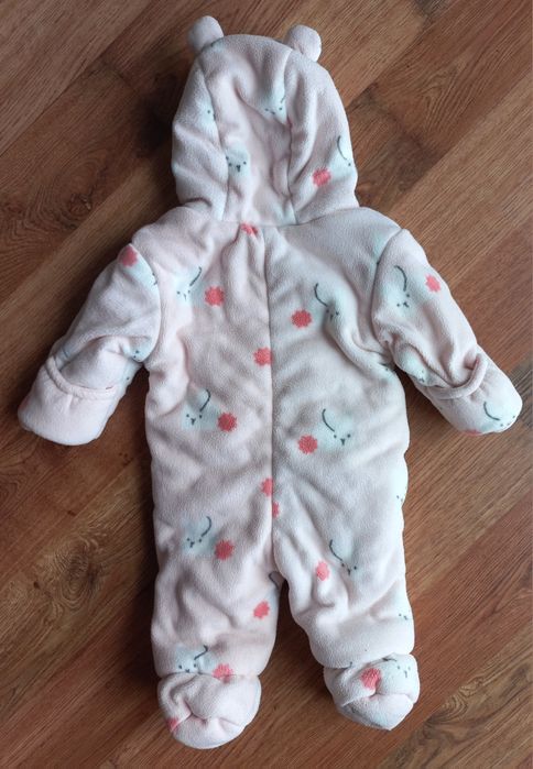 Дитячий демисезонний флісовий комбінезон M&S(new born baby)