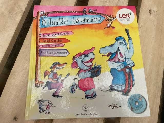 Livro O Jantar dos Animais – Luísa Ducla Soares, Canto das Cores Edições