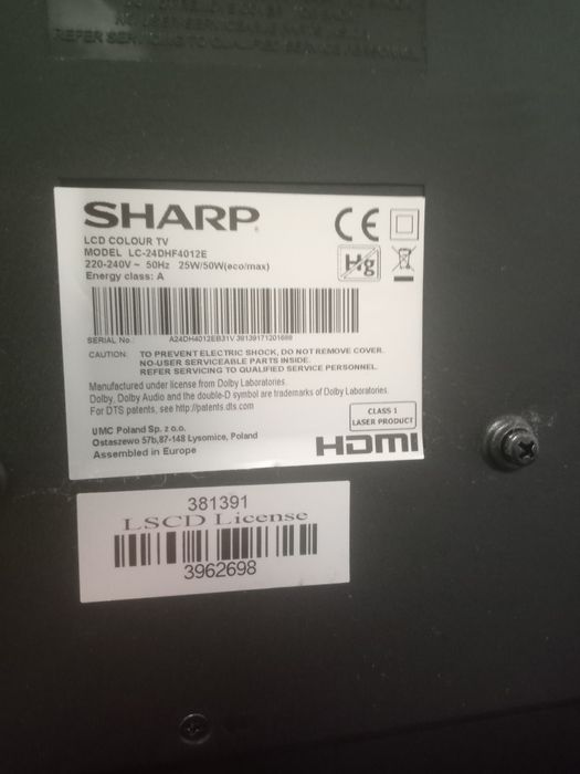 Телевізор Sharp 32