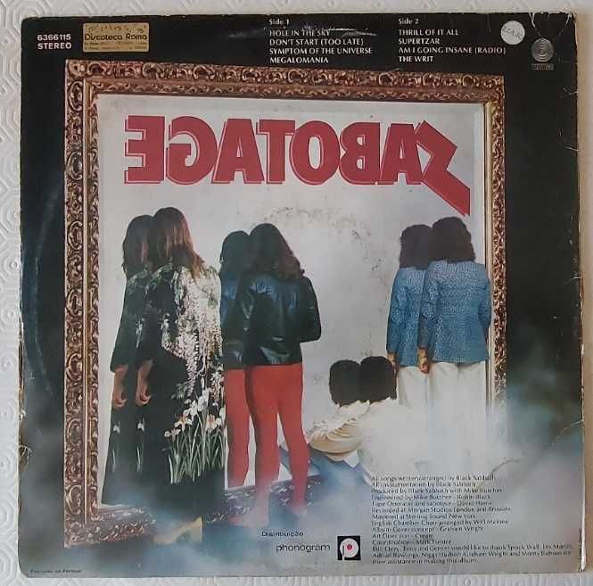 Disco Vinil - Black Sabbath - Sabotage