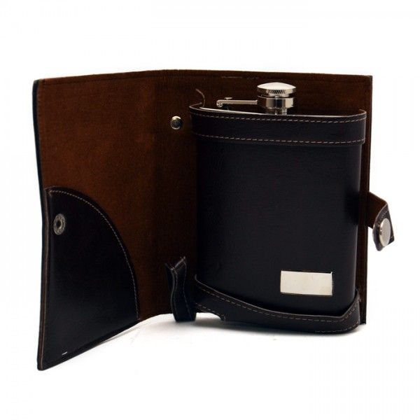 Piersiówka w etui 210 ml