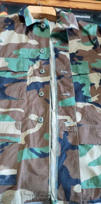 Bluza Mundurowa BDU Coat Hot Weather Woodland US Army Medium Short Ripstop