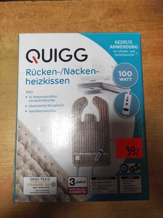 KAMIZELKA ROZGRZEWAJĄCA na kark ramiona plecy Quigg RHK2
