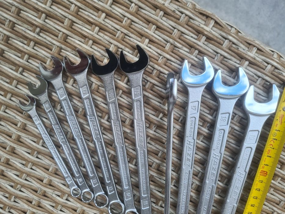 Hazet 600spc/16. Klucze płasko oczkowe  długie  lub 600spc/10