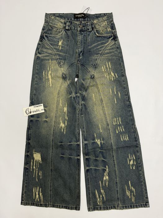 джинсы штаны No faith Studios Blue jeans acne studios rick owens