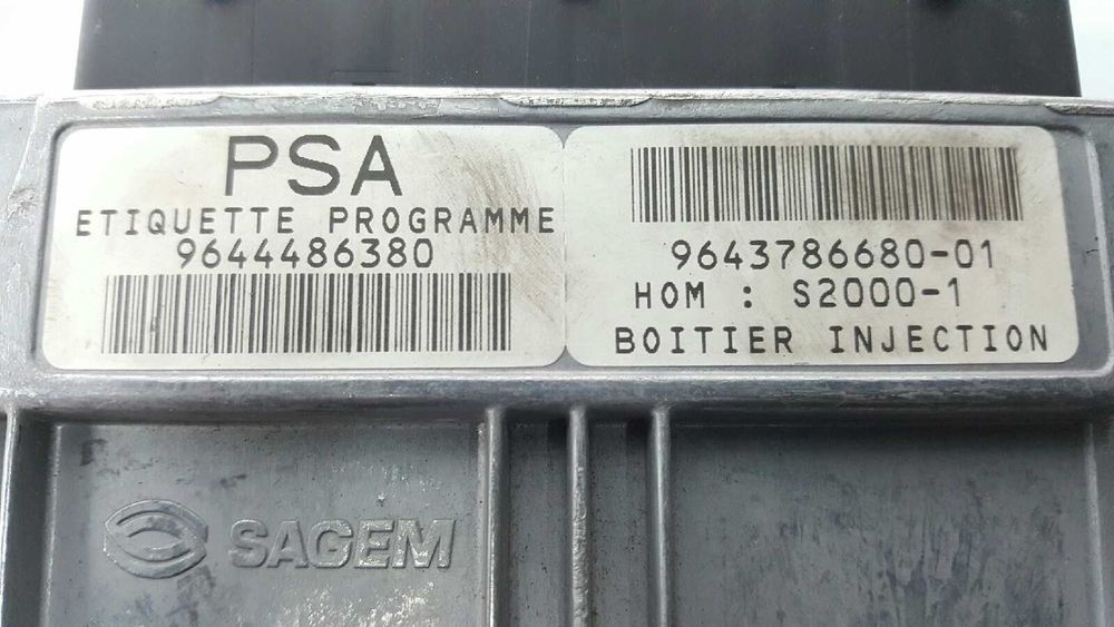 CENTRALINA DO MOTOR UCE CITROEN C5 BERLINA 2.0 HDI CAT (RHZ / DW10ATED)
