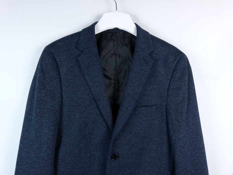 Burton Menswear granatowa marynarka melanż / S